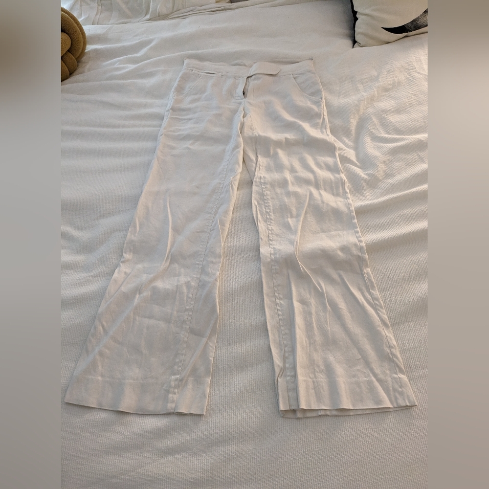 Diane von Furstenberg wide leg linen pants